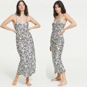 Ginia Zafina Slip Silk Blend Dress Sz XL